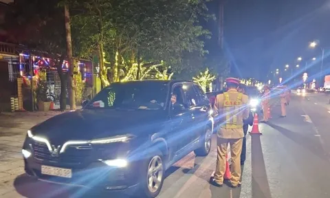 Hà Tĩnh: Hàng chục tài xế bị xử phạt vi phạm nồng độ cồn dịp Tết